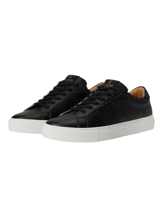 THE GREAT. Shoes - GREATS Royale 2.0 Women's US 10 EU 40 Black Leather Low Top Sneakers Made in Por